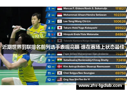 近期世界羽联排名前列选手表现亮眼 谁在赛场上状态最佳 近期世界羽联排名前列选手表现亮眼 谁在赛场上状态最佳