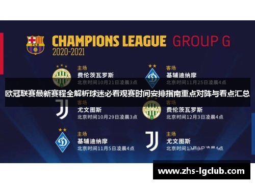 欧冠联赛最新赛程全解析球迷必看观赛时间安排指南重点对阵与看点汇总
